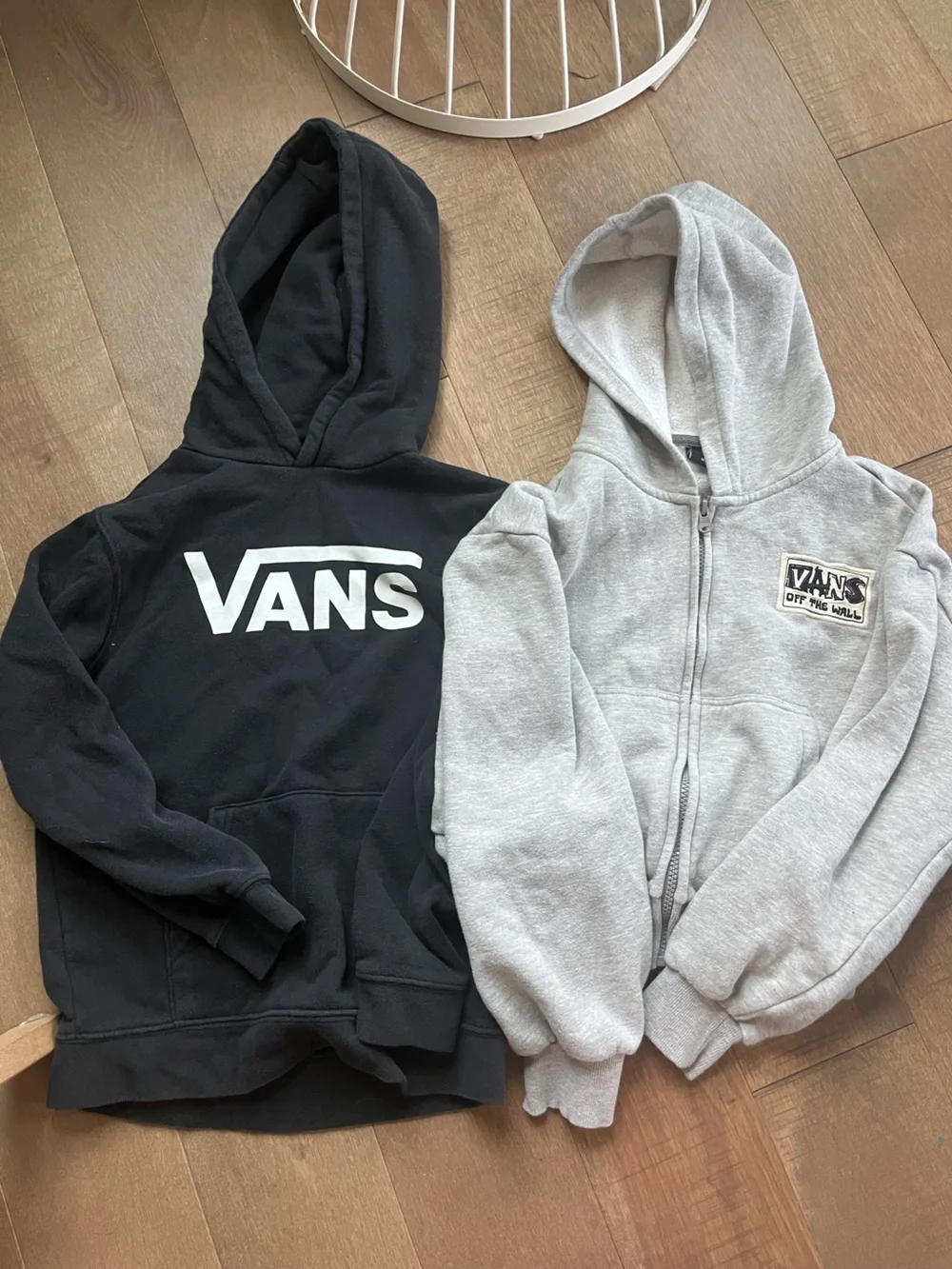 Two Vans hoodies